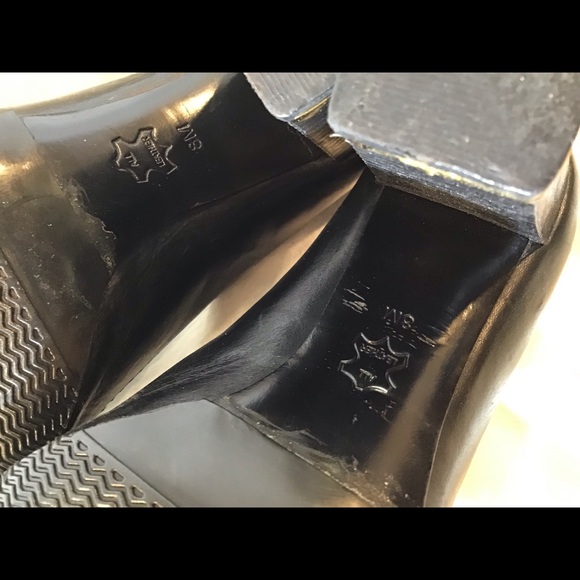 Tory Burch black leather studded pumps, EUC, sz 8M - Picture 6 of 8